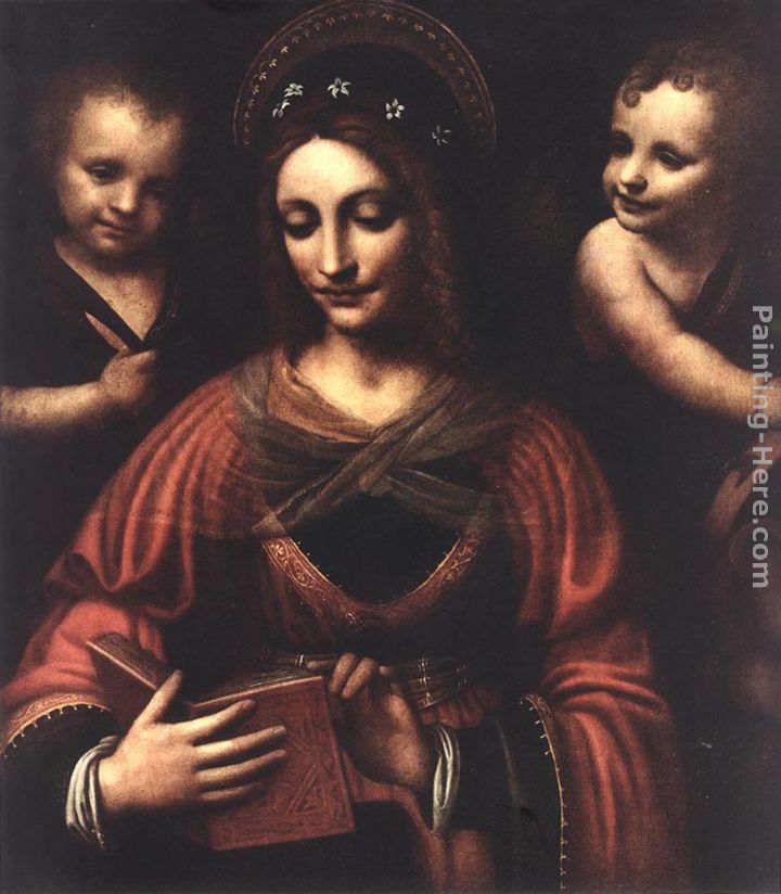 Saint Catherine painting - Bernardino Luini Saint Catherine art painting